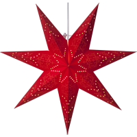 Julstjärna av papper | 51cm | Sensys Röd 231-47 500684