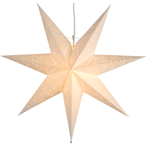 Julstjärna av papper | 51cm | Sensys Vit [Star Trading] 231-19 500685 - 1
