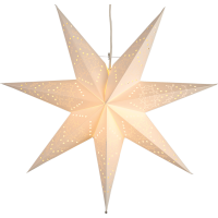 Julstjärna av papper | 51cm | Sensys Vit 231-19 500685