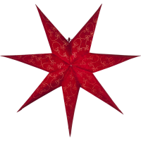 Julstjärna av papper | 63cm | röd 501-19 361364