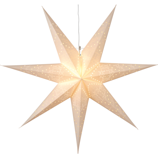 Julstjärna av papper | 70cm | Sensys Vit [Star Trading] 231-20 500683 - 1