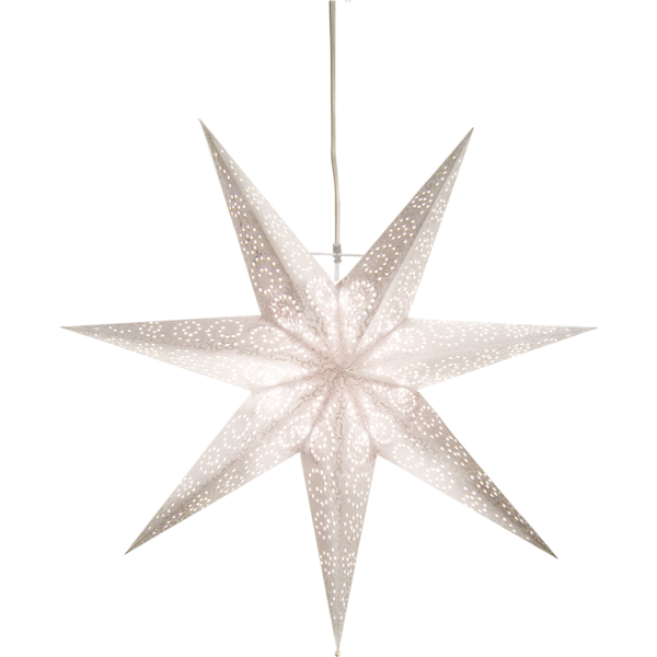 Julstjärna av papper Antique | 60cm | vit [Star Trading] 236-73 501856 - 1