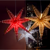 Julstjärna av papper Antique | 60cm | vit [Star Trading] 236-73 501856 - 2