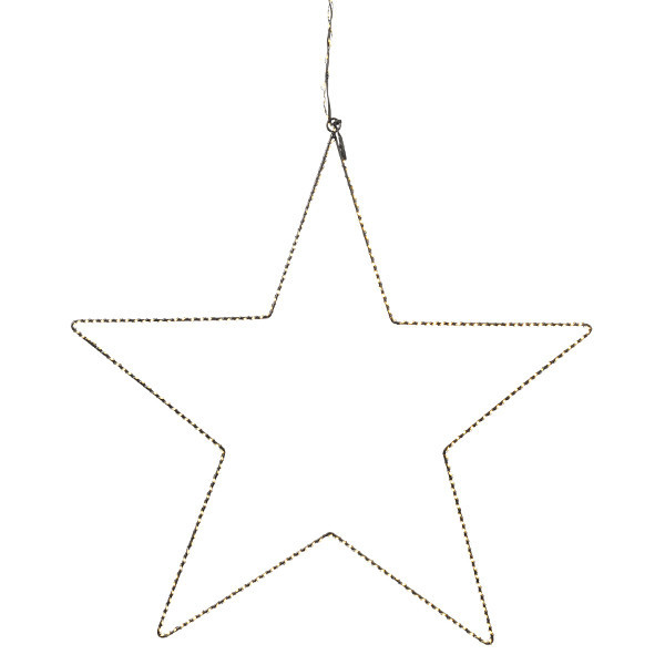 Julstjärna hängande | 56cm | svart [123ink] LDR07275 - 2