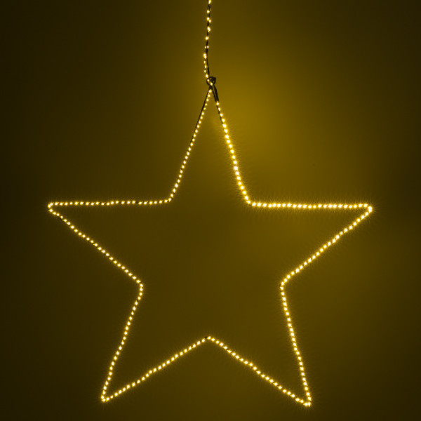 Julstjärna hängande | 56cm | svart [123ink] LDR07275 - 3