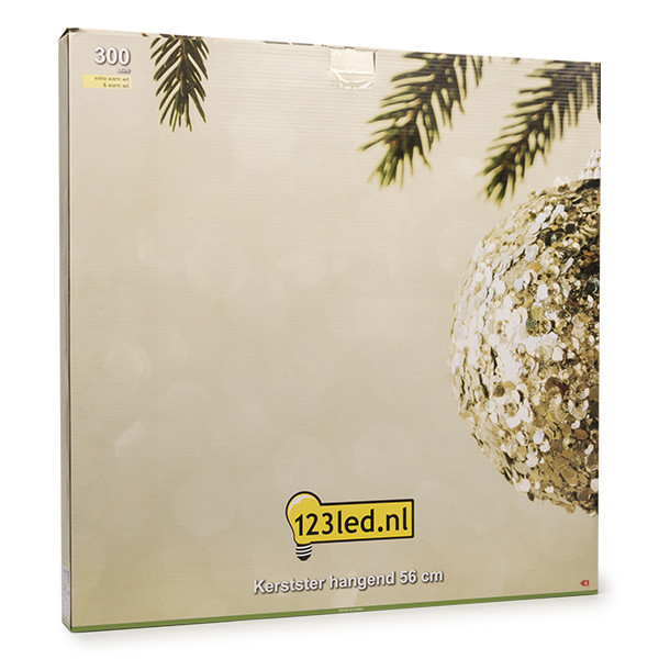 Julstjärna hängande | 56cm | svart [123ink] LDR07275 - 5