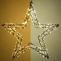 Julstjärna hängande 3D 36cm | svart [123ink] LDR07268