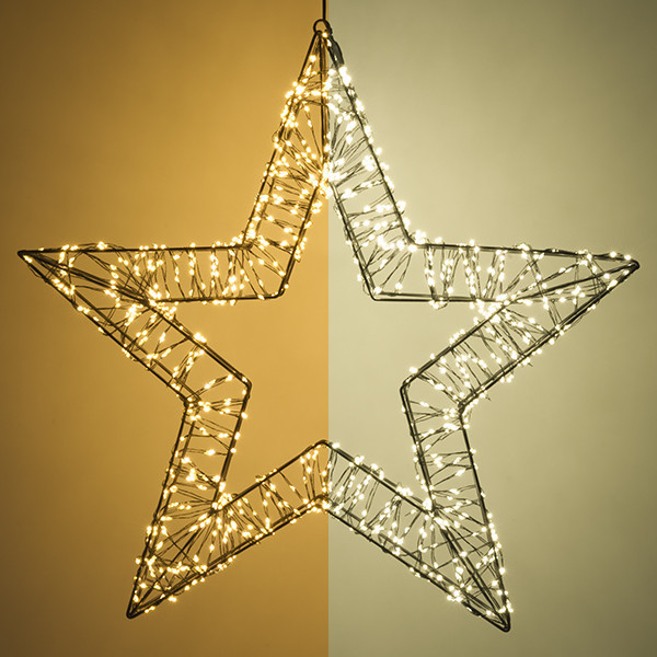 Julstjärna hängande 3D 56cm | svart [123ink] LDR07269 - 1