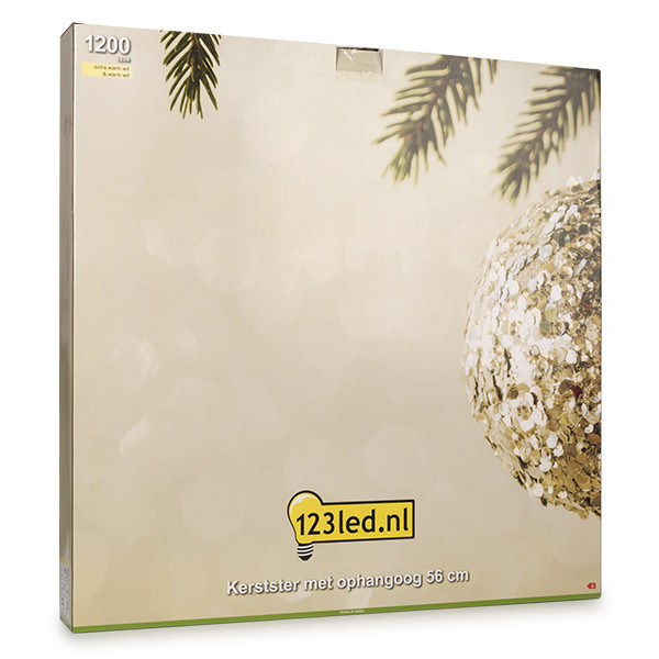 Julstjärna hängande 3D 56cm | svart [123ink] LDR07269 - 5