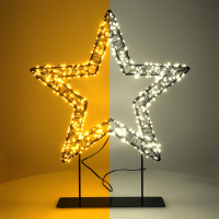 Julstjärna på fot | 36cm | svart [123ink] LDR07326