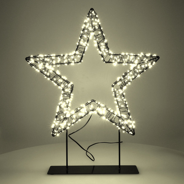 Julstjärna på fot | 36cm | svart [123ink] LDR07326 - 3