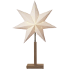Julstjärna på fot | 55cm | vit