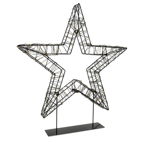 Julstjärna på fot | 56cm | svart [123ink] LDR07327 - 4