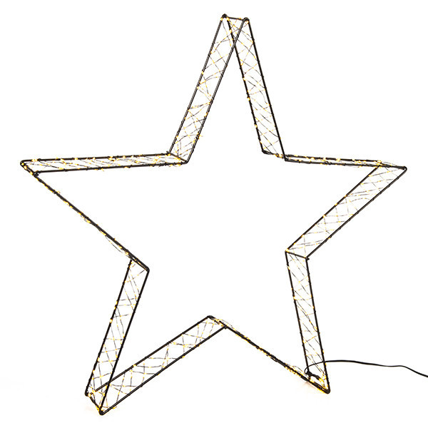 Julstjärna stående | 56cm | svart [123ink] LDR07267 - 2