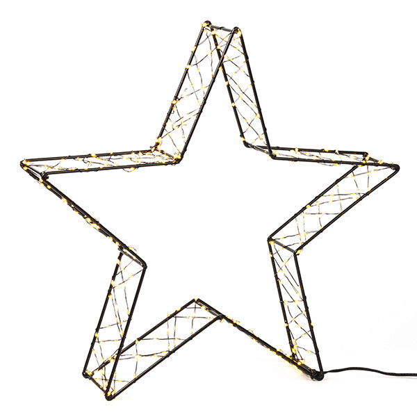 Julstjärna stående 36cm | svart [123ink] LDR07266 - 2