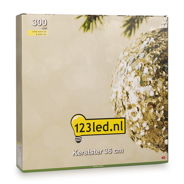 Julstjärna stående 36cm | svart [123ink] LDR07266 - 5