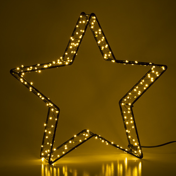 Julstjärna stående (batteridriven) 26cm | svart [123ink] LDR07285 - 3