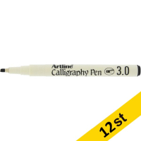 Kalligrafipenna 3.0mm | Artline 243 | svart | 12st 360774