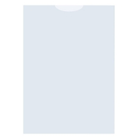 Aktmapp A6 | Kangaro transparent | toppöppning | 25st 205304