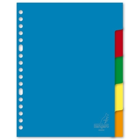 Pärmregister A5 | 5 flikar | Kangaro | 17 hål 206748 - 1