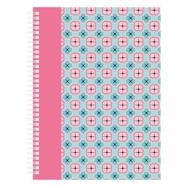 Kangaro Spiralblock A4 linjerat | 160 ark | Kangaro Pink Mint Retro⭐ K-21215 206883 - 1