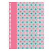 Spiralblock A4 linjerat | 160 ark | Kangaro Pink Mint Retro⭐