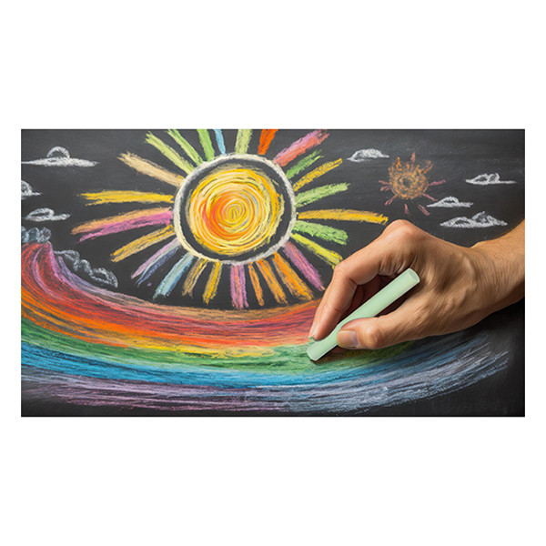 Tavelkrita blandade färger | Kangaro 100st 205464 - 4