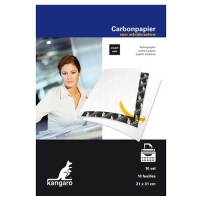 Kangaro karbonpapper A4 svart | 10 ark K-7800966 205459