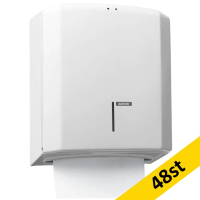 Dispenser för pappershanddukar | Katrin M | vit metall | 48st [PALLFRAKT] SE200785