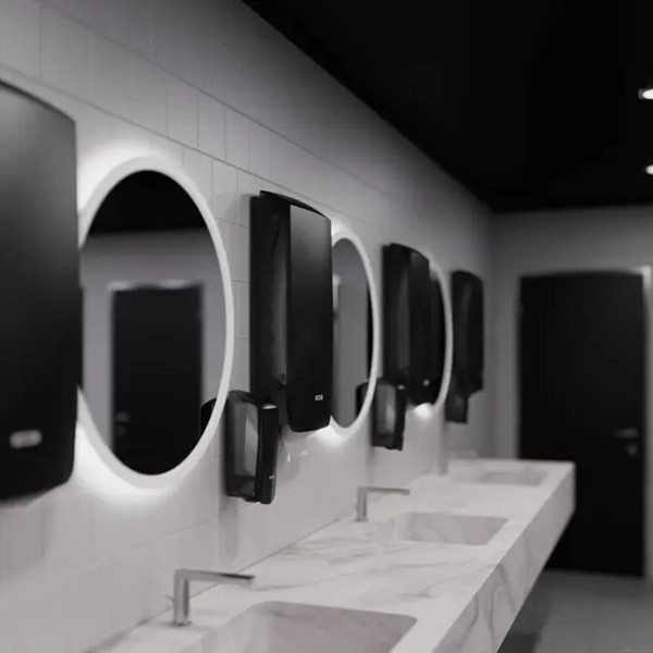 Dispenser för pappershanddukar | Katrin XL | svart SE200791 - 4