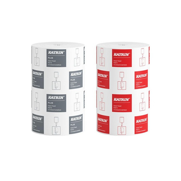 Dispenser för torkrullar | Katrin Centerfeed System S | svart SE200763 - 4