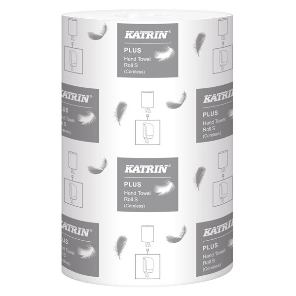 Katrin Handtorkrulle Plus S S2 Coreless 59,9m | 12st förpackningar 360229 - 1