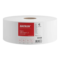 Toalettpapper 2-lag | 380m | Katrin Gigant L2 | vit | 6st SE200915