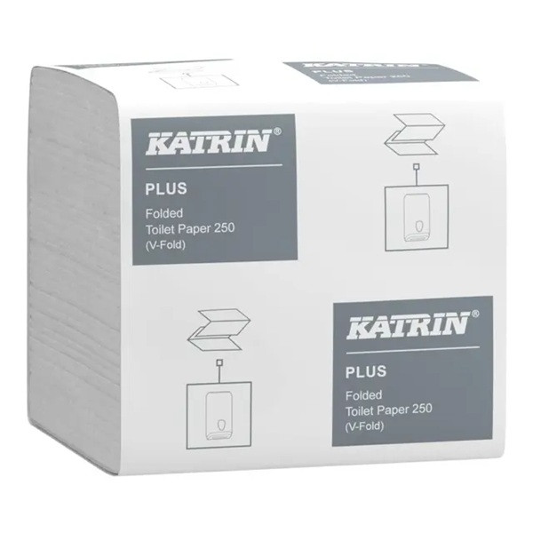 Toalettpapper 250/fp | 2-lag | Katrin Plus Bulk | vit | 40st SE200933 - 1