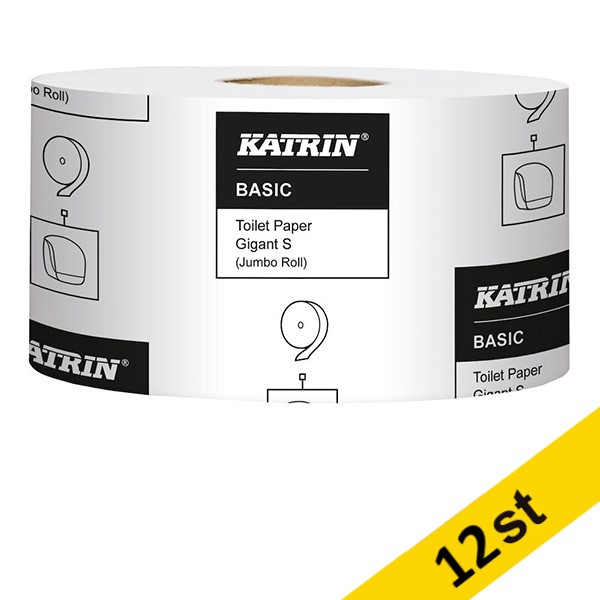 Katrin Toalettpapper Basic Gigant S | 12st rullar  360249 - 1
