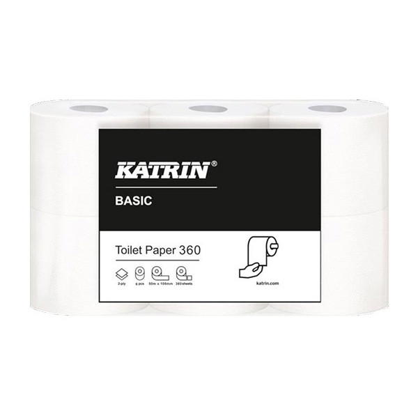 Katrin Toalettpapper Basic Toilet 360 | 42st rullar  360244 - 1