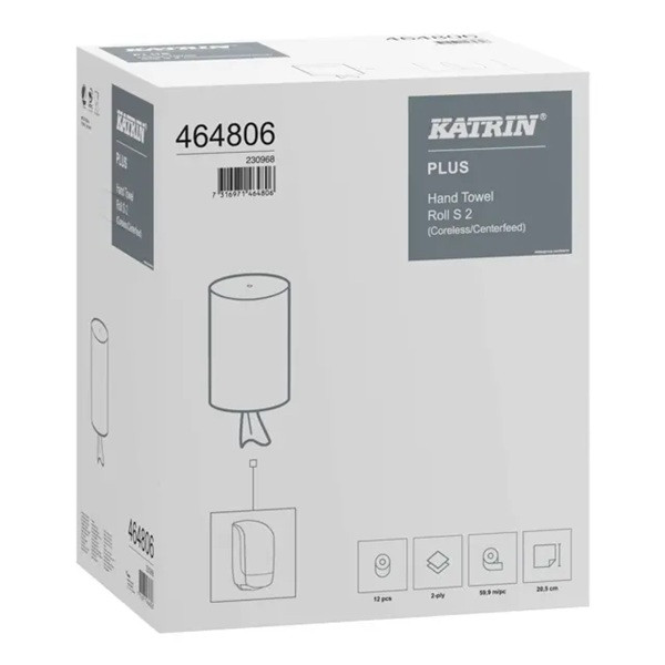 Torkrulle 2-lag | 60m | Katrin Plus S | vit | 12st SE200955 - 2