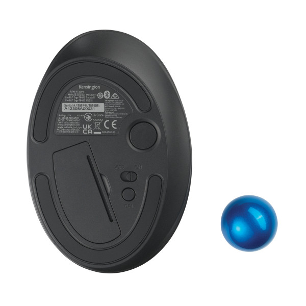 Datormus trådlös | Kensington Pro Fit EQ Trackball | svart 230177 - 6