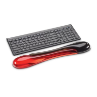 Handledsstöd för tangentbord | Kensington Duo Gel | röd/svart