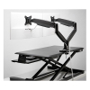 Monitorarm för 2 monitorer | Kensington Smartfit | svart (med klämma) 230158 - 4
