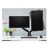 Monitorarm för 2 monitorer | Kensington Smartfit | svart (med klämma) 230158 - 6