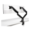 Monitorarm för 2 monitorer | Kensington Smartfit | svart (med klämma) 230158 - 3