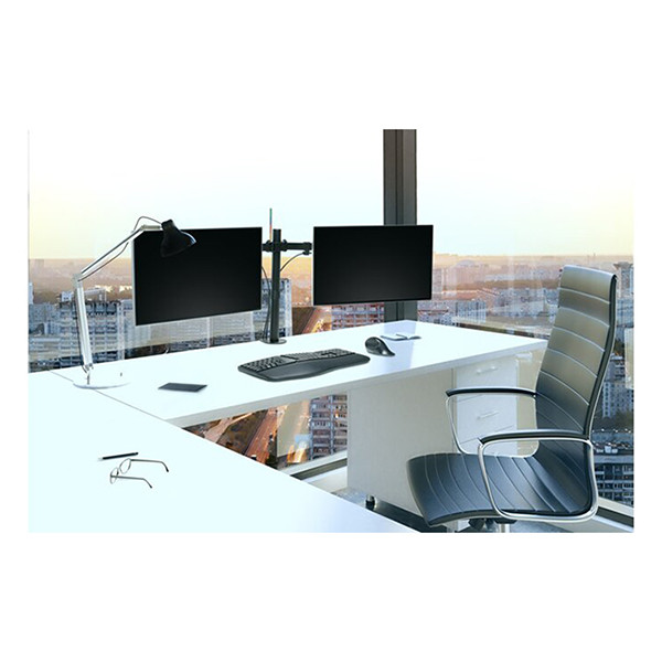 Monitorram för 2 monitorer | Kensington Smartfit Ergo | svart (med klämma) 230153 - 4