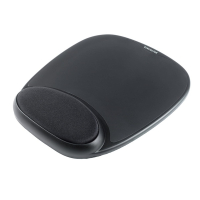 Musmatta 25x21cm med handledsstöd | Kensington Gel | svart SE400187