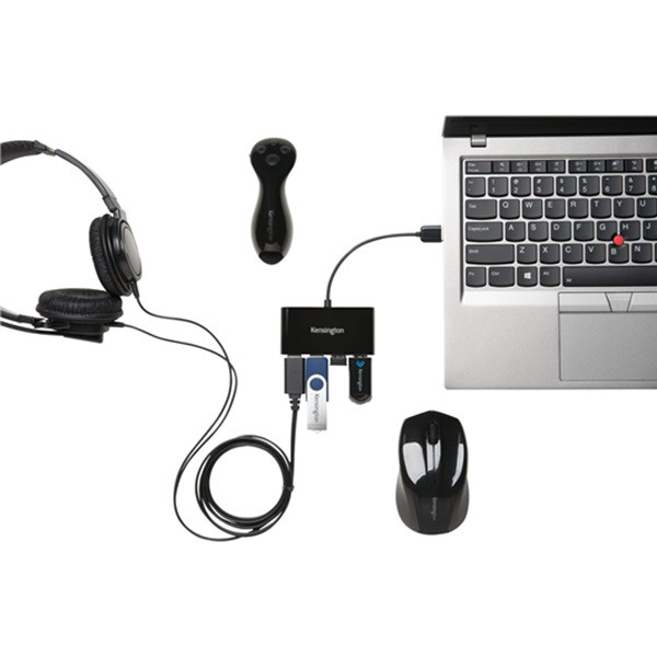 USB-hub 4 port (USB 2.0) | Kensington K39120EU 230092 - 3