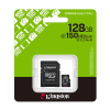 Micro SDXC minneskort + adapter 128GB | Klass 10 | Kingston Canvas Select Plus Gen3 255009 - 2