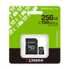 Micro SDXC minneskort + adapter 256GB | Klass 10 | Kingston Canvas Select Plus Gen3 255010 - 2