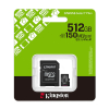 Micro SDXC minneskort + adapter 512GB | Klass 10 | Kingston Canvas Select Plus Gen3 255011 - 2
