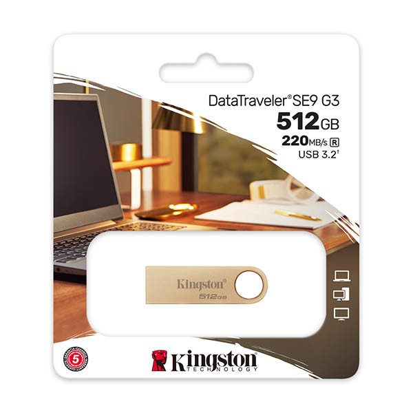 USB-minne 3.2 512GB | Kingston DataTraveler SE9 G3 Metal 255007 - 3