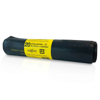 Komo Sopsäck 60L | med knytband | svart | 20st 285010E SKO00001